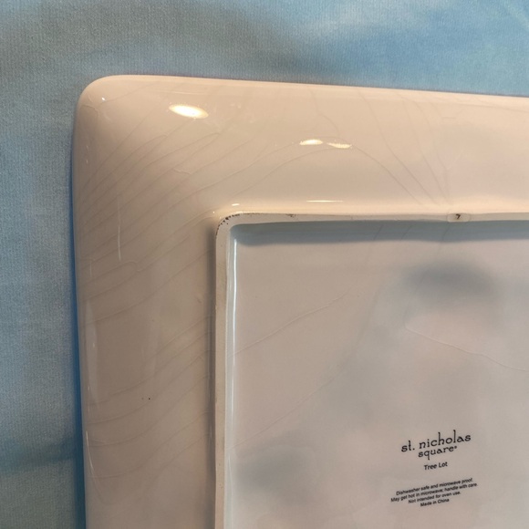 St Nicholas Square “ Tree Lot” Serving Platter - Picture 7 of 7